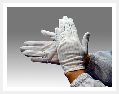 Cleanroom Products (ESD GLOVE)  Made in Korea
